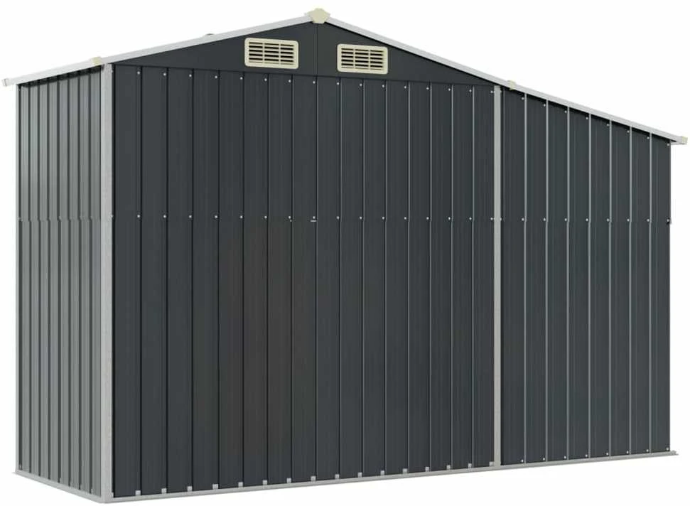 Sodo pašiūrė, antracito, 277x93x179cm, galvanizuotas plienas