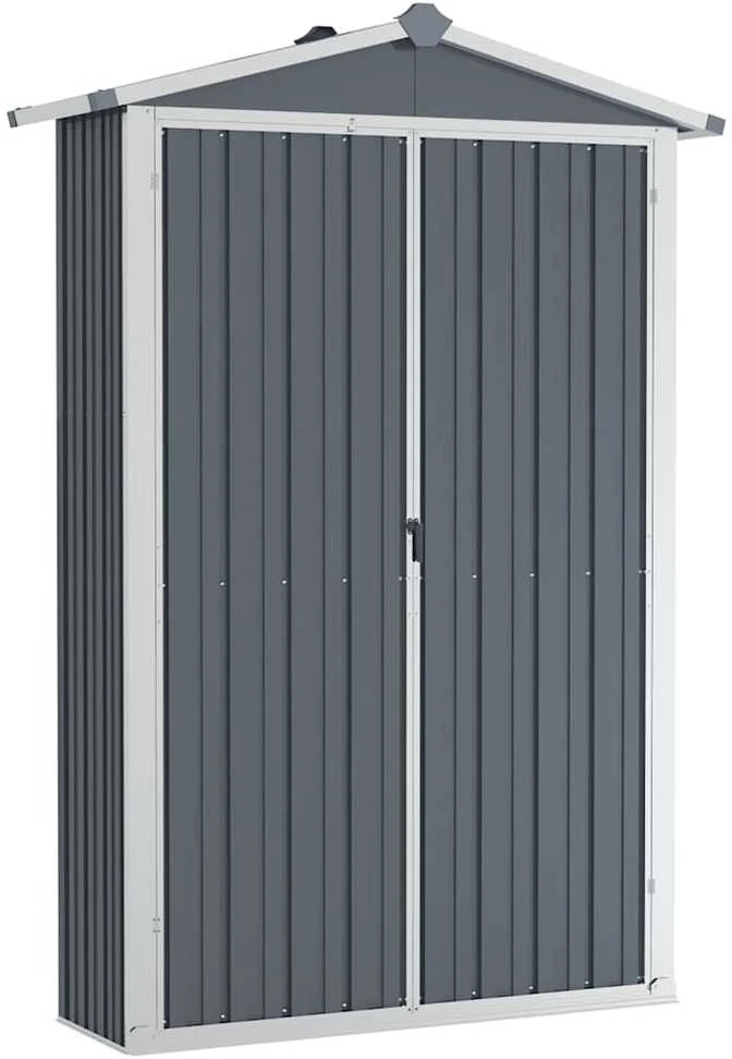 Sodo pašiūrė, pilka, 116x45x175cm, galvanizuotas plienas