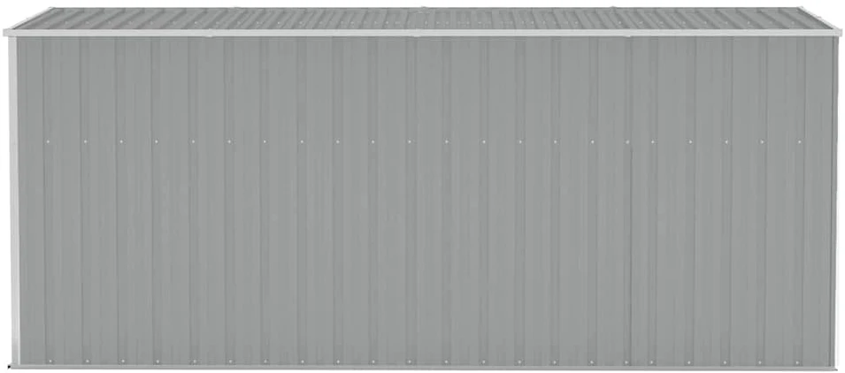 Sodo pašiūrė, pilka, 118x382x178cm, galvanizuotas plienas