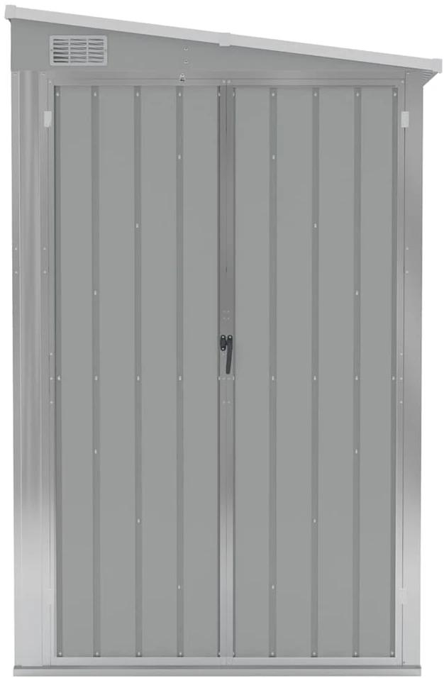 Sodo pašiūrė, pilka, 118x382x178cm, galvanizuotas plienas