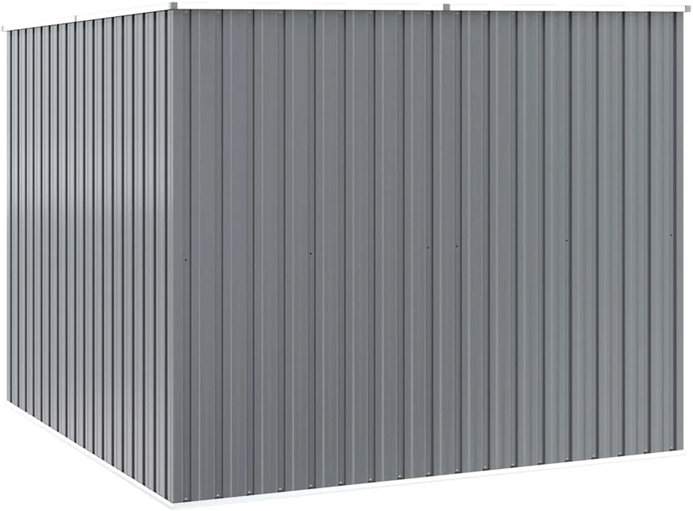 Sodo pašiūrė, pilka, 195x198x159cm, galvanizuotas plienas
