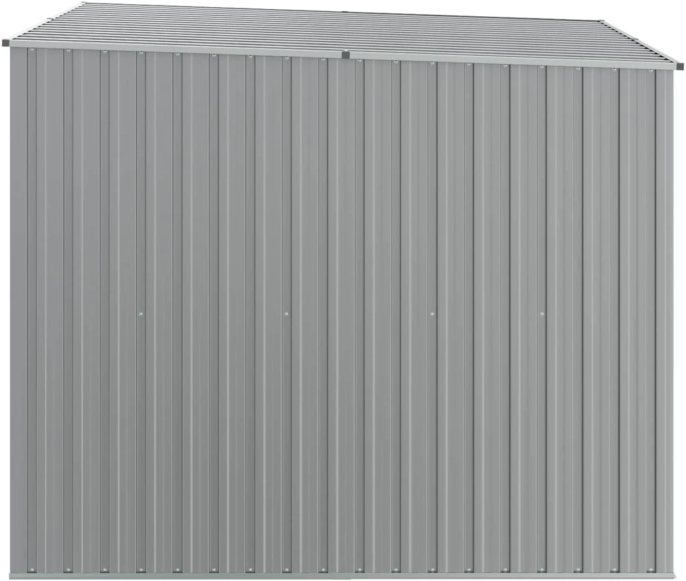 Sodo pašiūrė, pilka, 195x198x159cm, galvanizuotas plienas