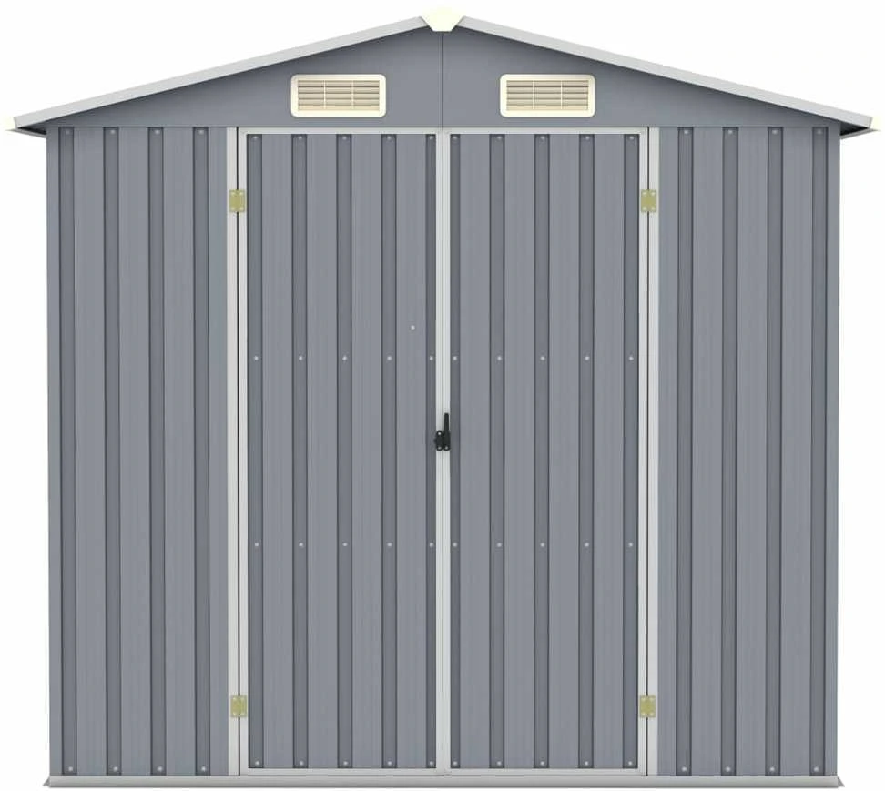 Sodo pašiūrė, pilka, 205x129x183cm, galvanizuotas plienas