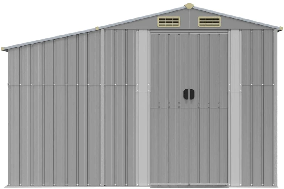 Sodo pašiūrė, pilka, 277x192,5x179cm, galvanizuotas plienas