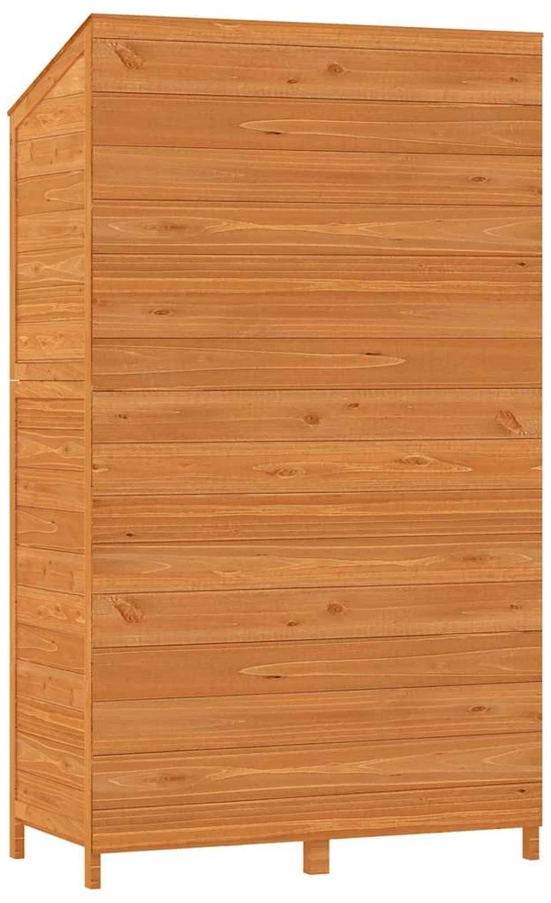 Sodo pašiūrė, ruda, 102x52x174,5cm, eglės medienos masyvas