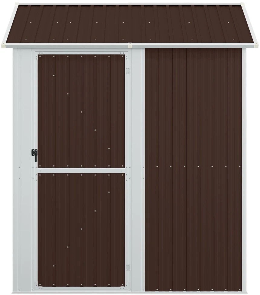 Sodo pašiūrė, ruda, 192x152,5x237cm, galvanizuotas plienas