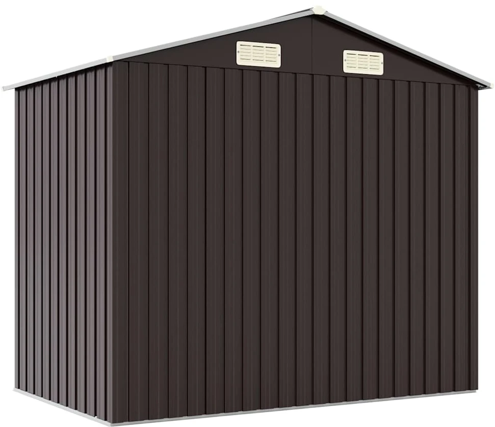 Sodo pašiūrė, ruda, 205x129x183cm, galvanizuotas plienas