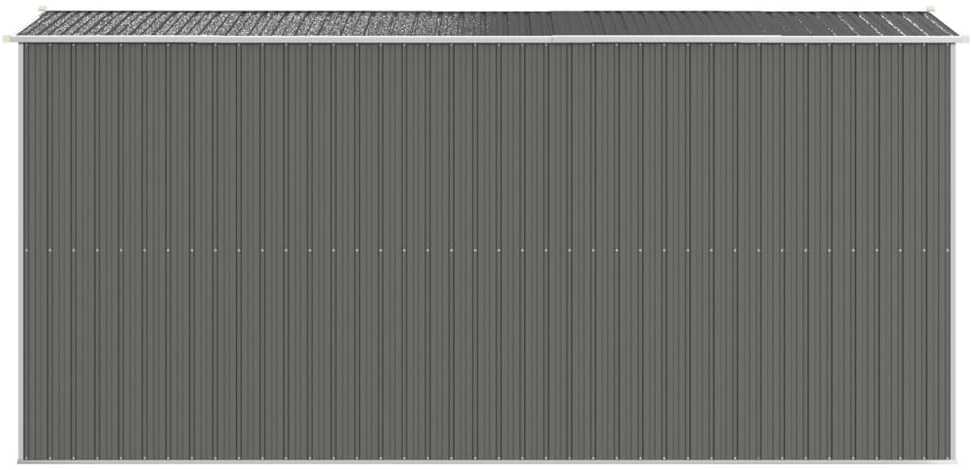 Sodo pašiūrė, šviesiai pilka, 192x440x223cm, plienas
