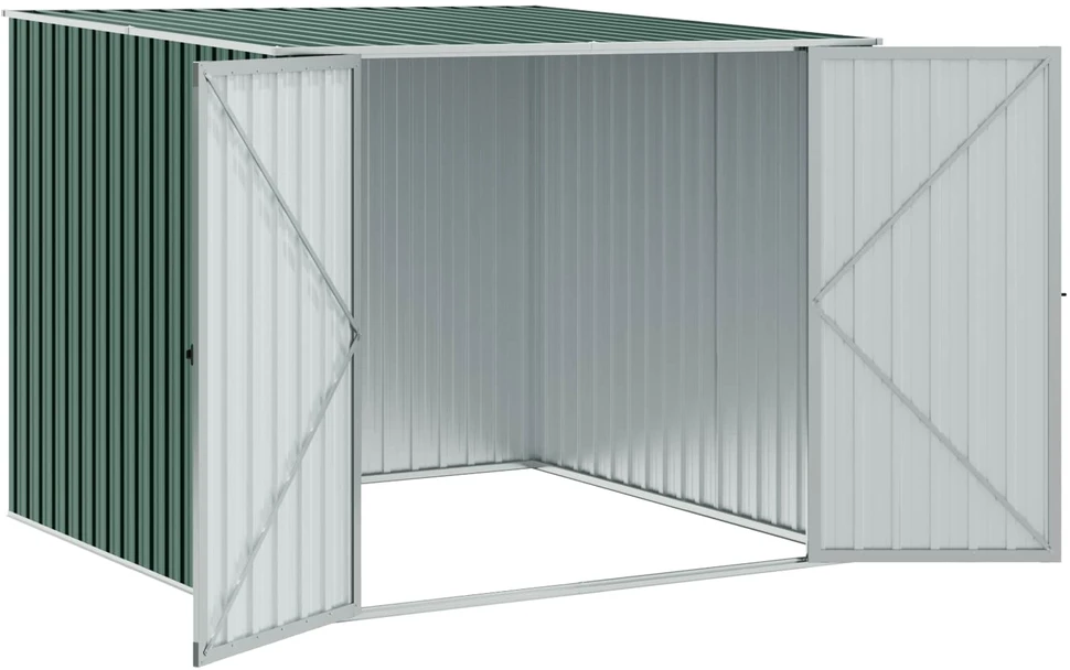 Sodo pašiūrė, žalia, 195x198x159cm, galvanizuotas plienas