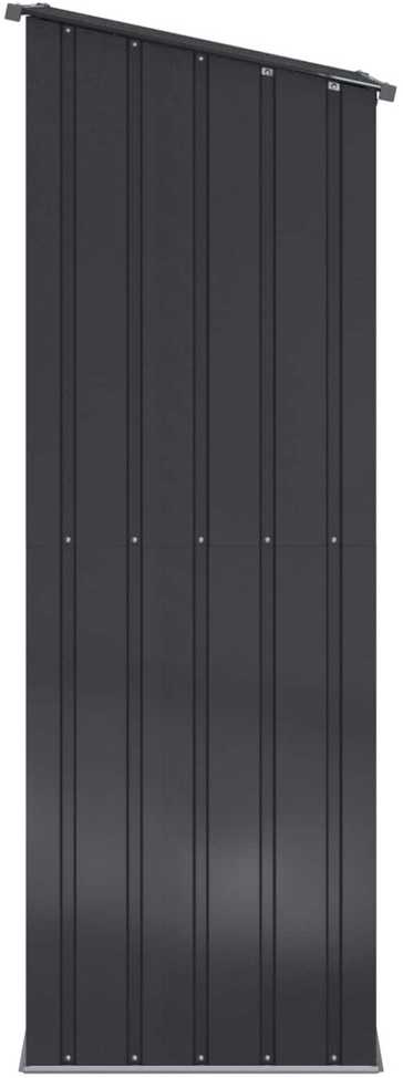 Sodo pašiūrės Antracitas 103 x 74 x 200 cm Metalas