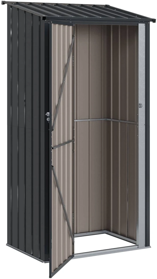 Sodo pašiūrės Antracitas 103 x 74 x 200 cm Metalas