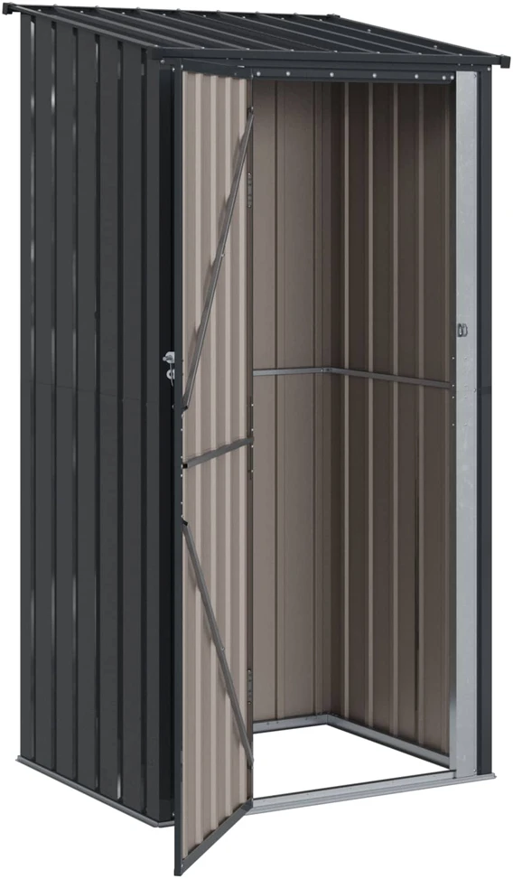 Sodo pašiūrės Antracitas 103 x 86 x 200 cm Metalas