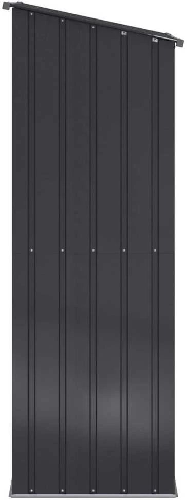 Sodo pašiūrės Antracitas 140,5 x 74 x 200 cm Metalas