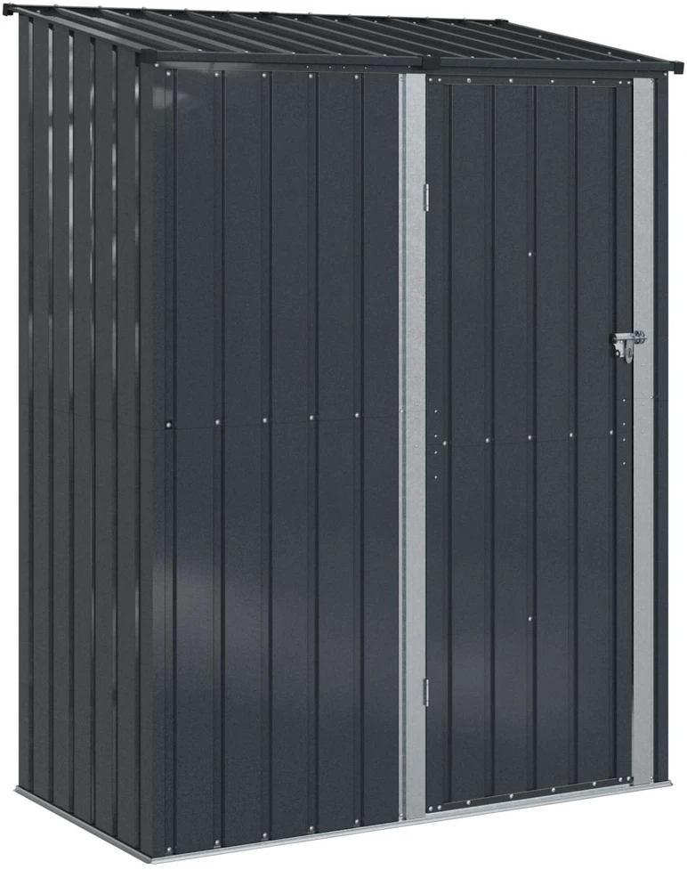 Sodo pašiūrės Antracitas 153,5 x 86 x 200 cm Metalas