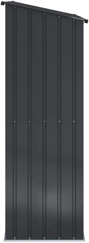 Sodo pašiūrės Antracitas 203,5 x 73 x 200 cm Metalas