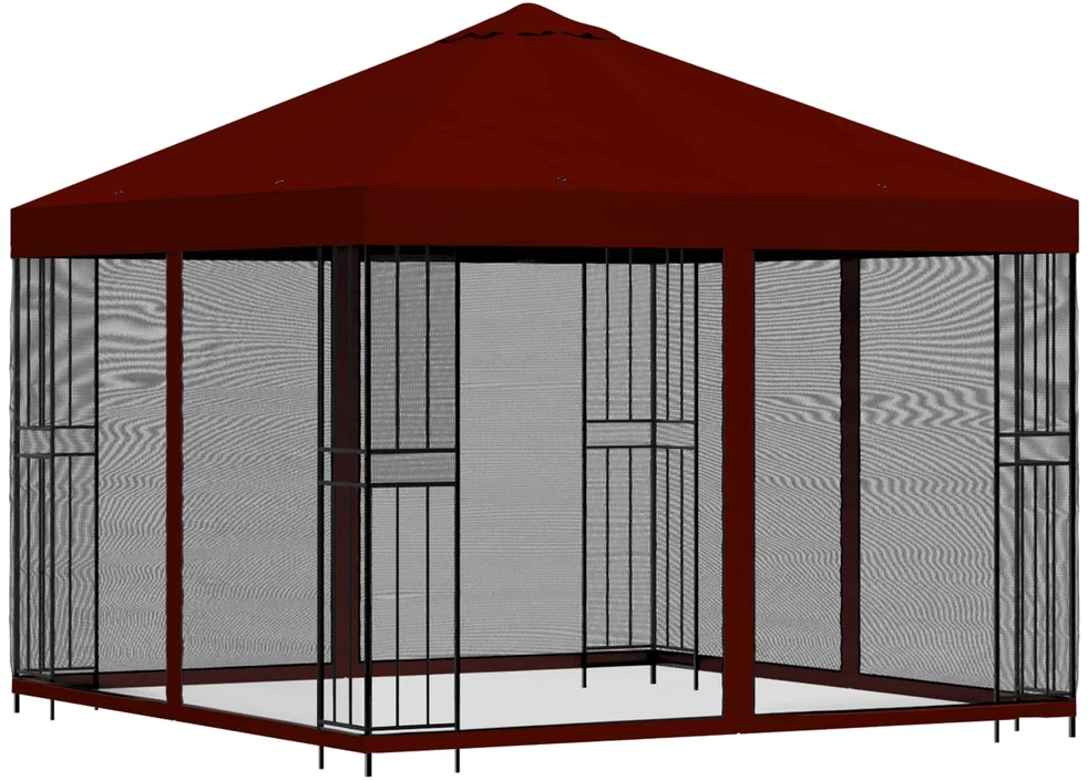 Sodo pavėsinė su šoninėmis sienelėmis 3 x 3 m Vyšninė