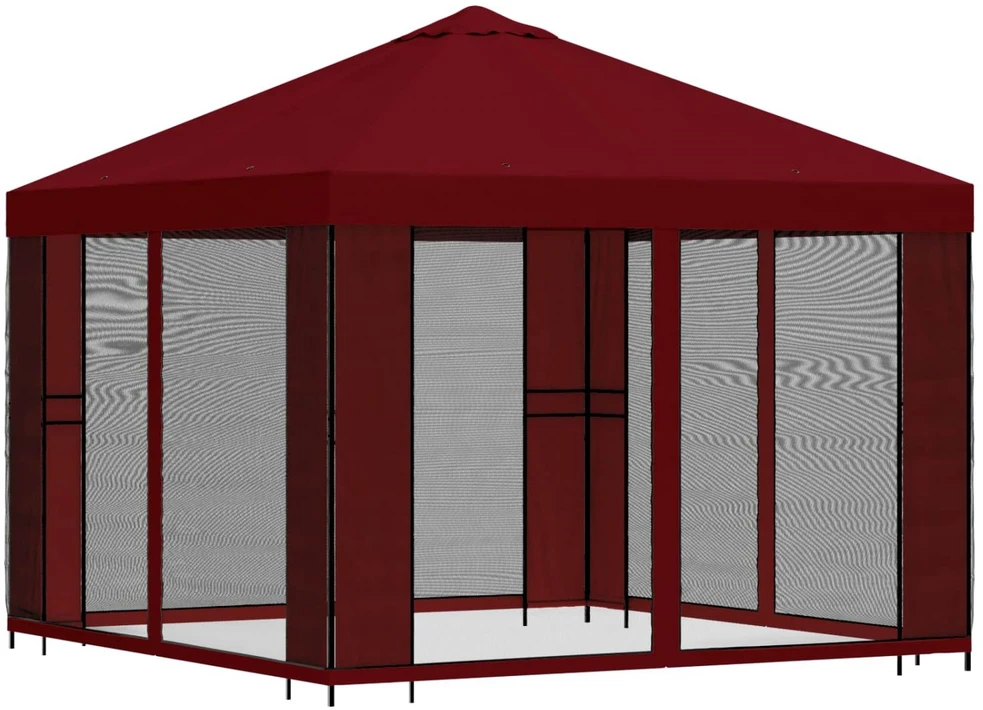 Sodo pavėsinė su šoninėmis sienelėmis 3 x 3 m Vyšninė