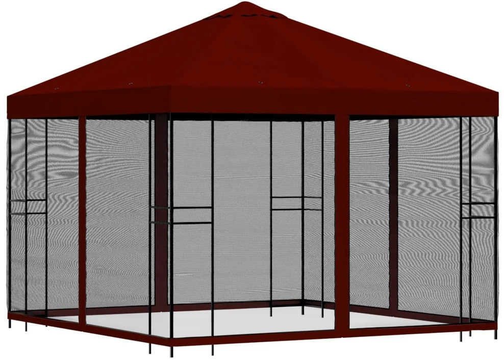 Sodo pavėsinė su šoninėmis sienelėmis 3 x 3 m Vyšninė