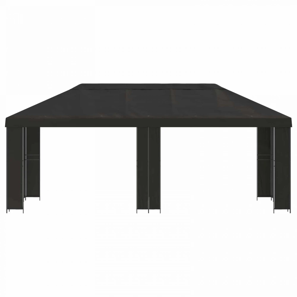 Sodo Paviljonas 6 x 3 m Antracito Poliesteris ir plienas
