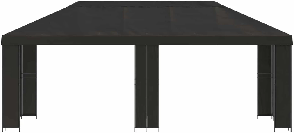 Sodo Paviljonas 6 x 3 m Antracito Poliesteris ir plienas