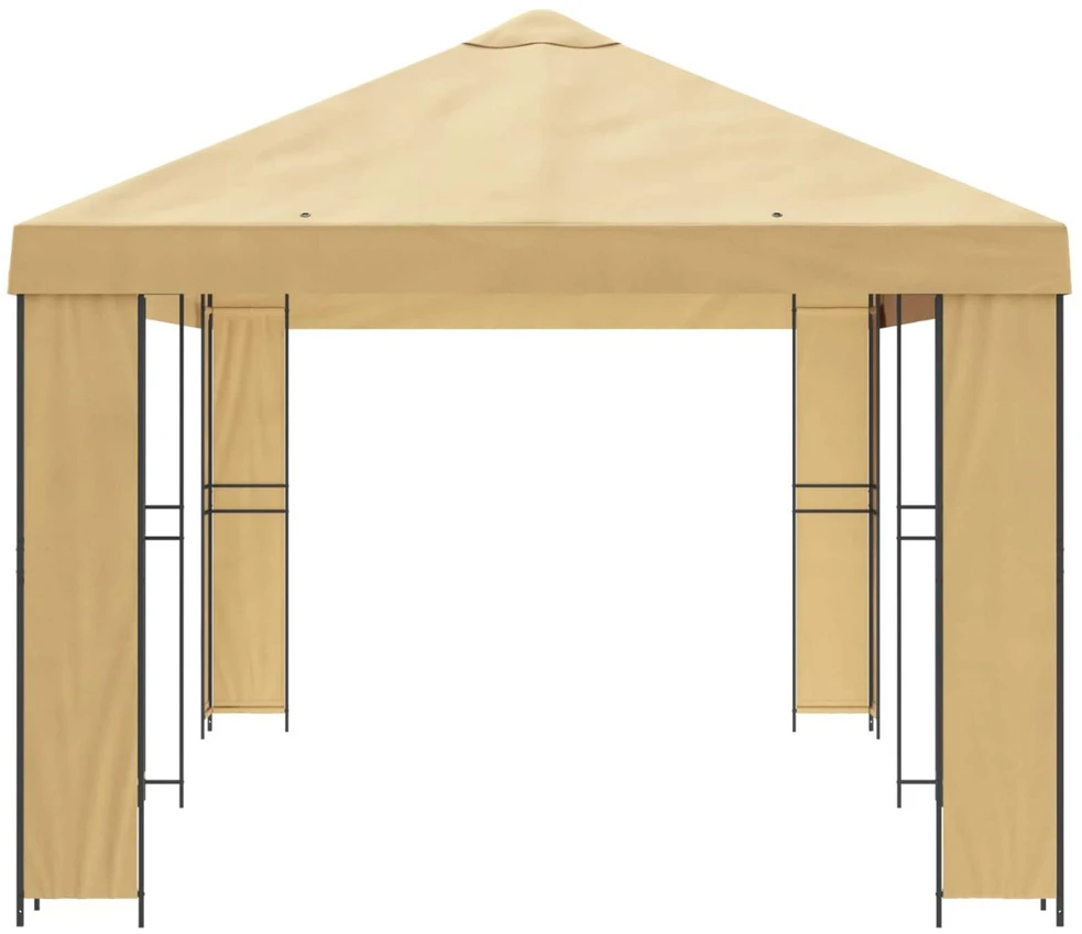 Sodo Paviljonas 6 x 3 m Kreminė Poliesteris ir plienas 190 gsm