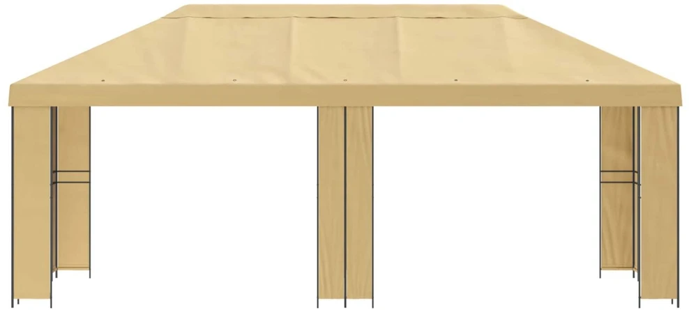 Sodo Paviljonas 6 x 3 m Kreminė Poliesteris ir plienas 190 gsm