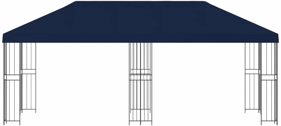 Sodo Paviljonas 6 x 3 m Mėlyna Poliesteris ir plienas 190 gsm