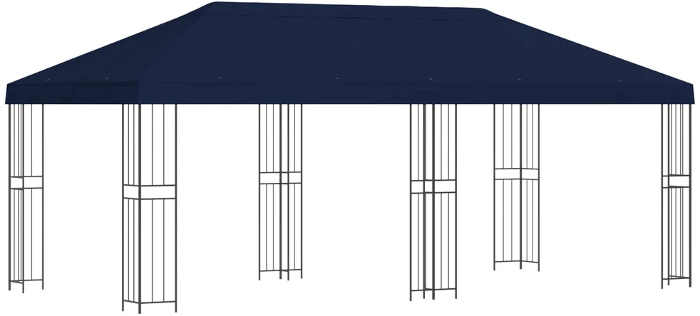 Sodo Paviljonas 6 x 3 m Mėlyna Poliesteris ir plienas 190 gsm