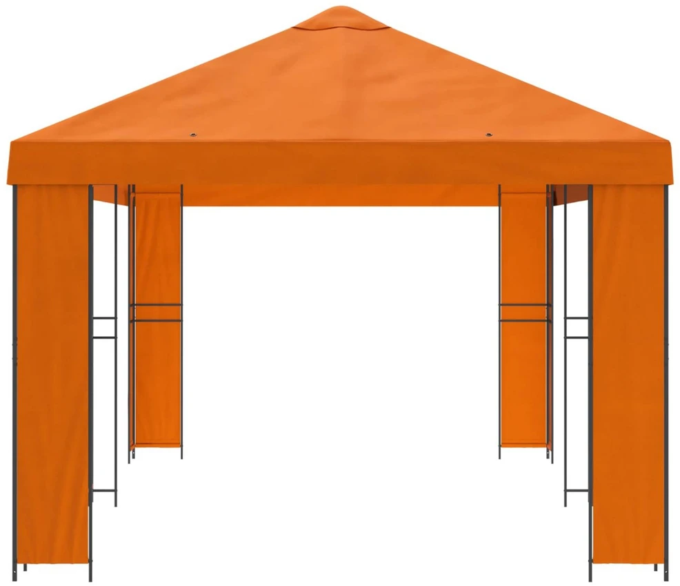 Sodo Paviljonas 6 x 3 m Oranžinė Poliesteris ir plienas 190 gsm