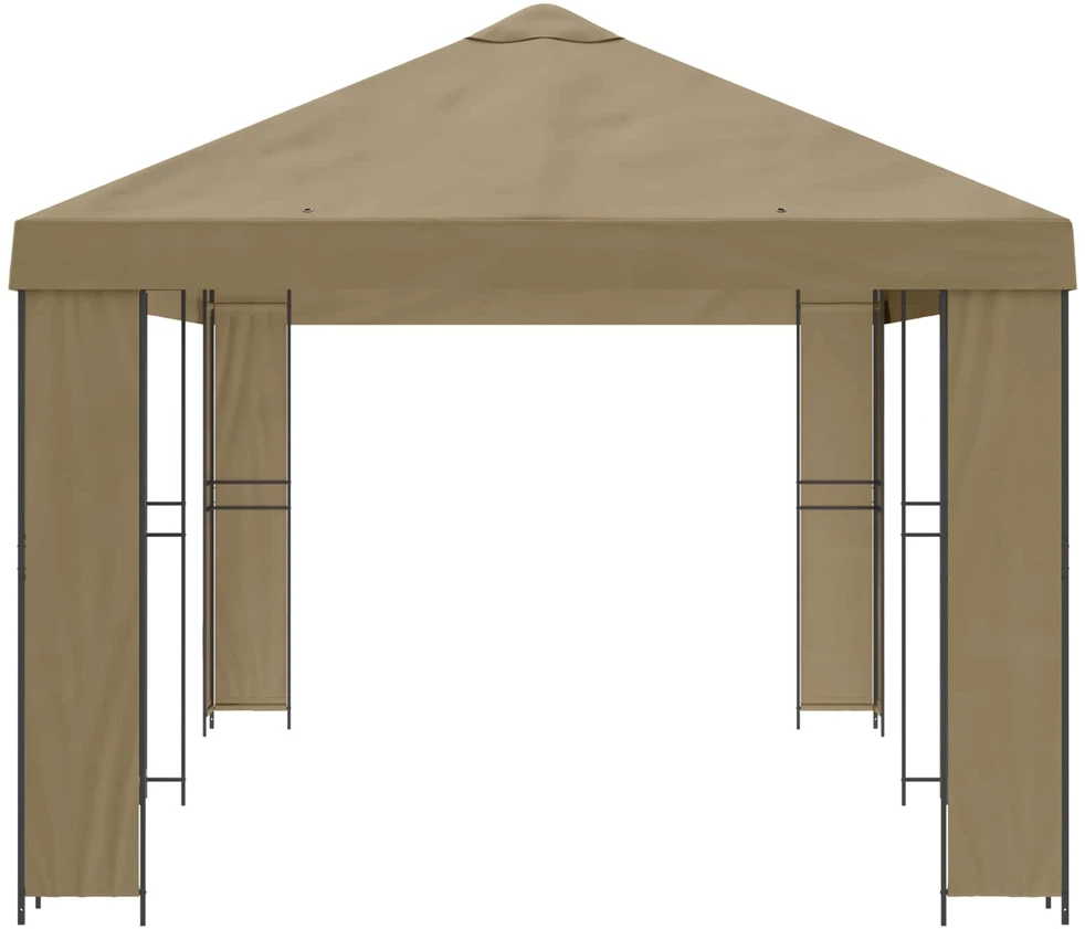 Sodo Paviljonas 6 x 3 m Smėlio Poliesteris ir plienas 190 gsm