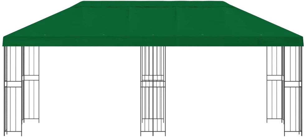 Sodo Paviljonas 6 x 3 m Žalia Poliesteris ir plienas 190 gsm