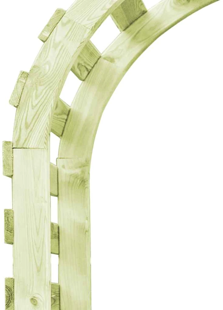 Sodo pergolė, 130x60x230cm, impregnuota pušies mediena