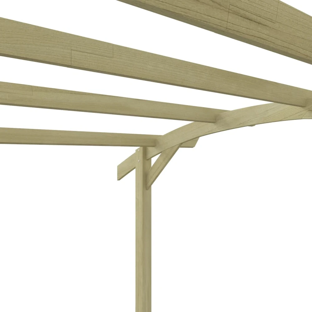 Sodo pergolė, 180x197x210cm, impregnuota pušies mediena