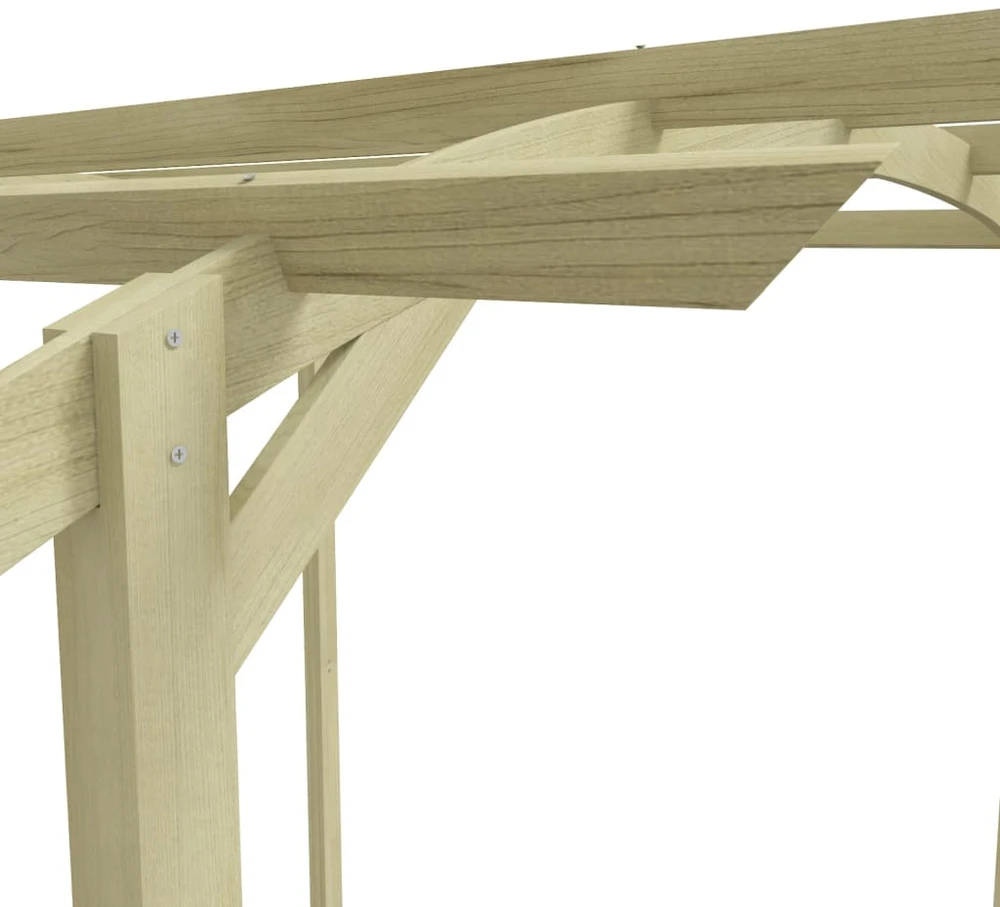 Sodo pergolė, 180x197x210cm, impregnuota pušies mediena
