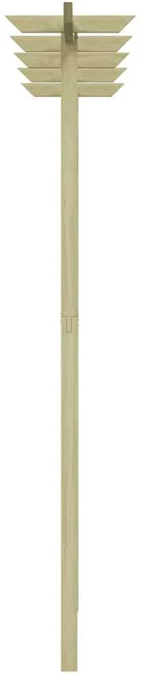 Sodo pergolė, 205x40x203cm, mediena
