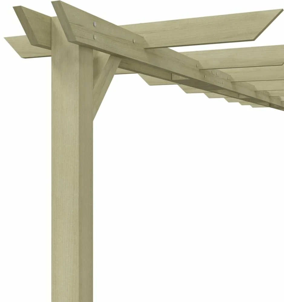 Sodo pergolė, 360x200x60cm, impregnuota pušies mediena