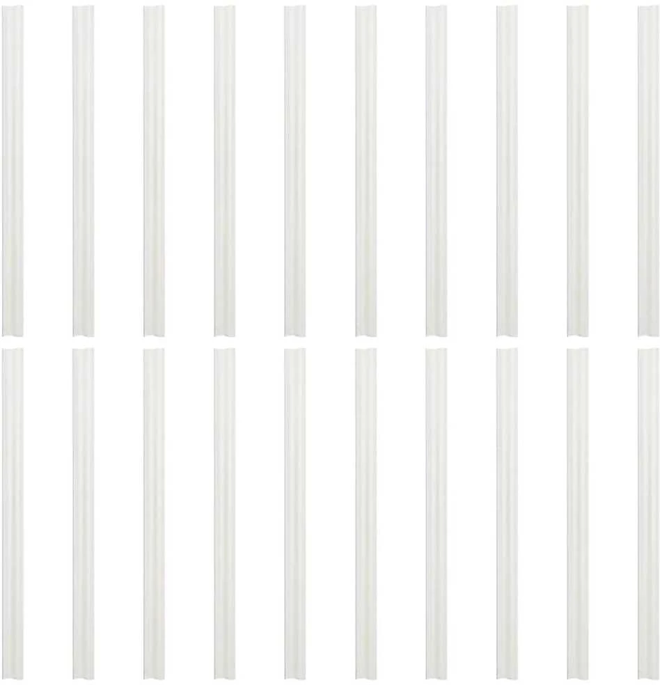 Sodo pertvaros, 10vnt., pilkos, 252,5x19cm, PVC