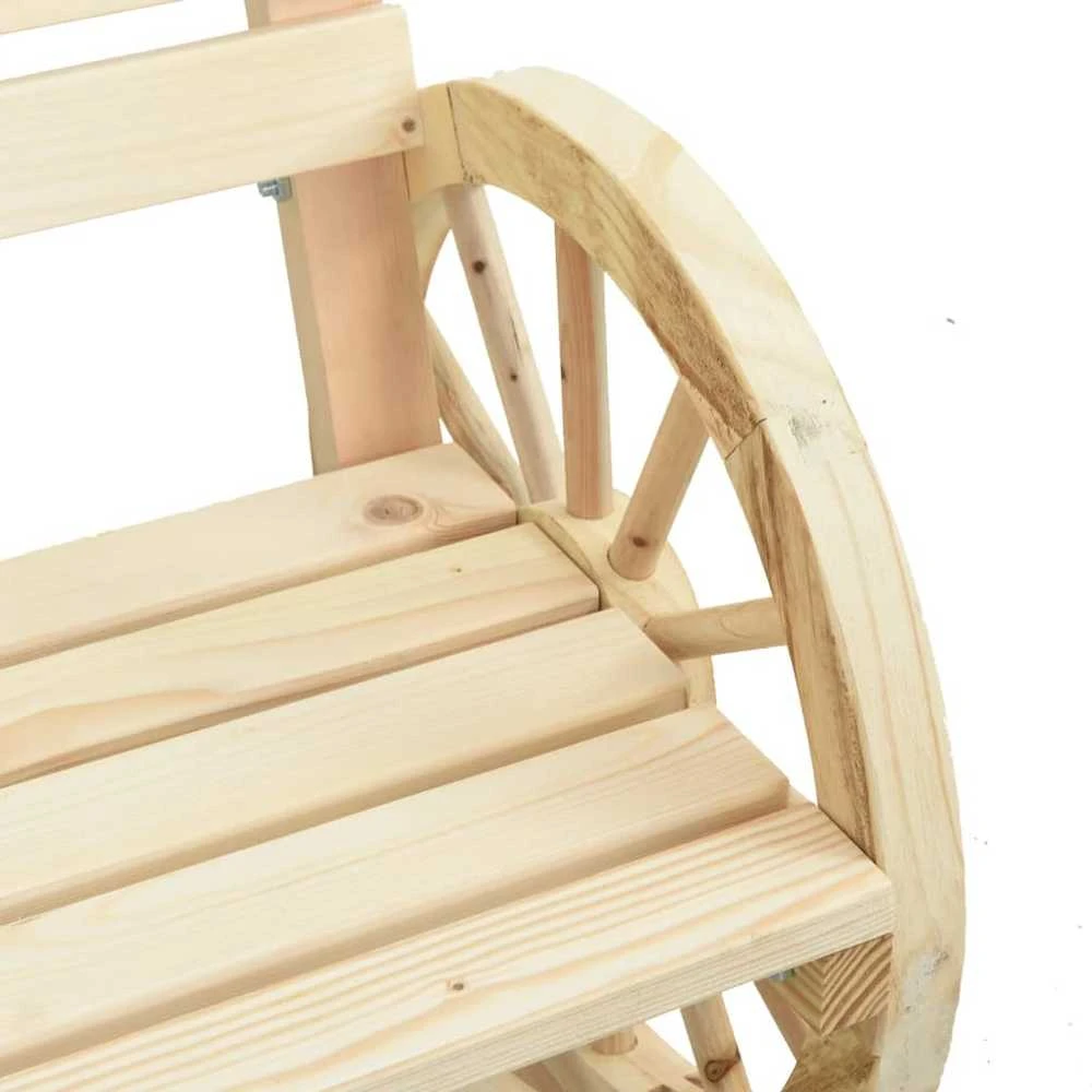 Lauko baldų komplektas Sodo poilsio baldų komplektas, 3 dalių, eglės medienos masyvas