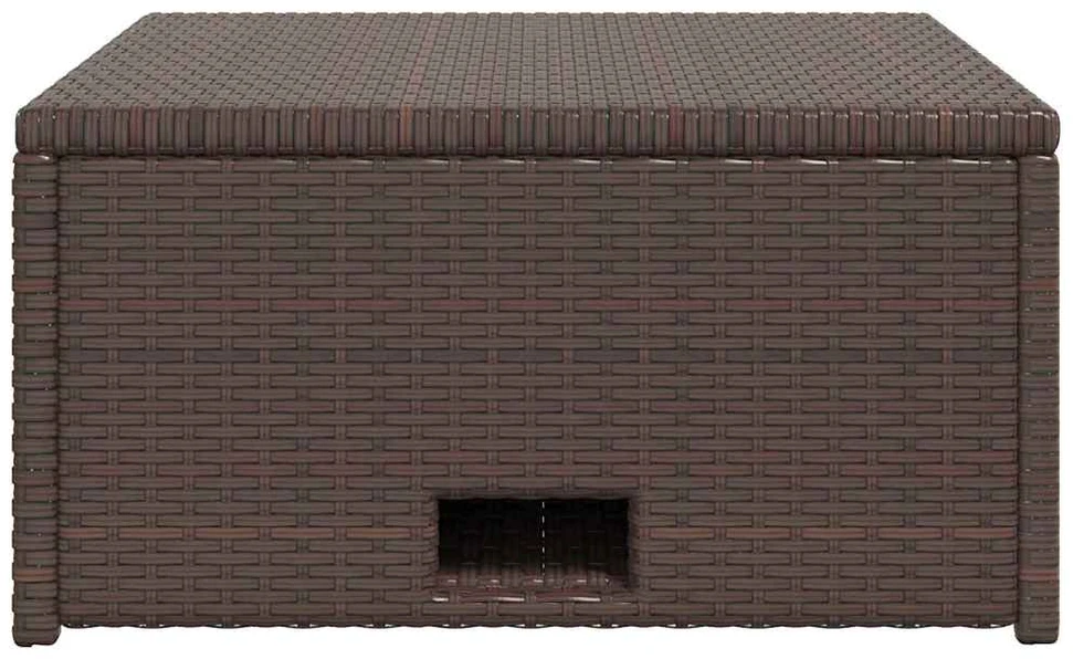 Lauko baldų komplektas Sodo poilsio baldų komplektas su pag., 4d., rud. sp., polir.