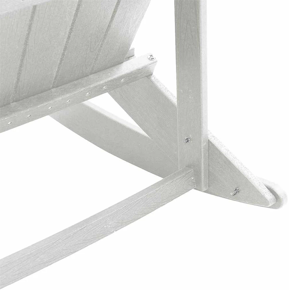 Sodo poilsio komplektas 3 vnt. Balta HDPE