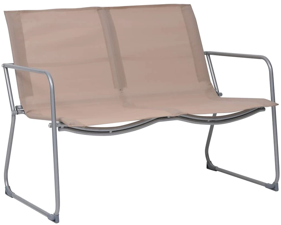 Lauko baldų komplektas Sodo poilsio komplektas, 4 dalių, taupe, audinys ir plienas
