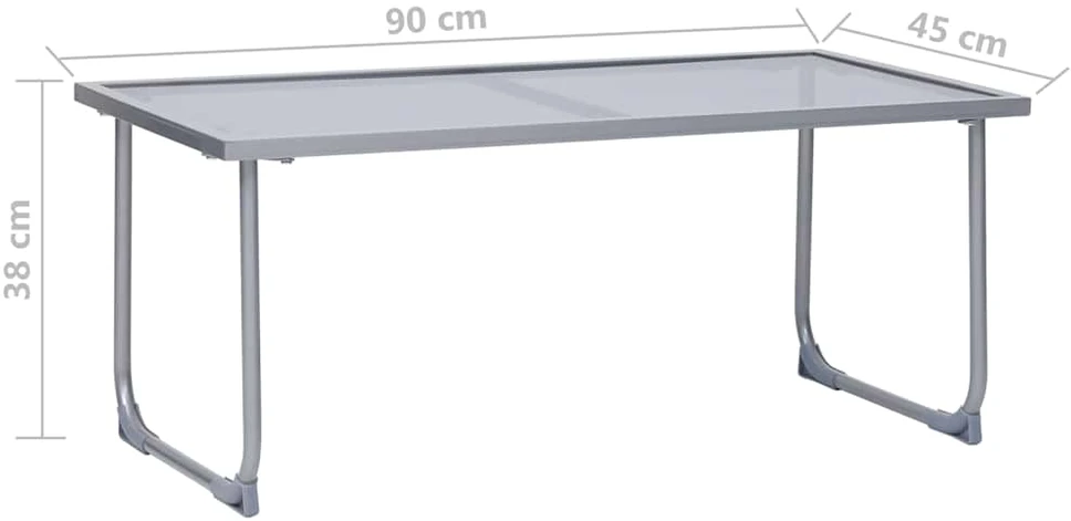 Lauko baldų komplektas Sodo poilsio komplektas, 4 dalių, taupe, audinys ir plienas