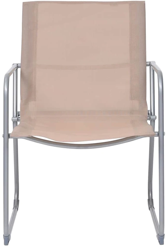Lauko baldų komplektas Sodo poilsio komplektas, 4 dalių, taupe, audinys ir plienas