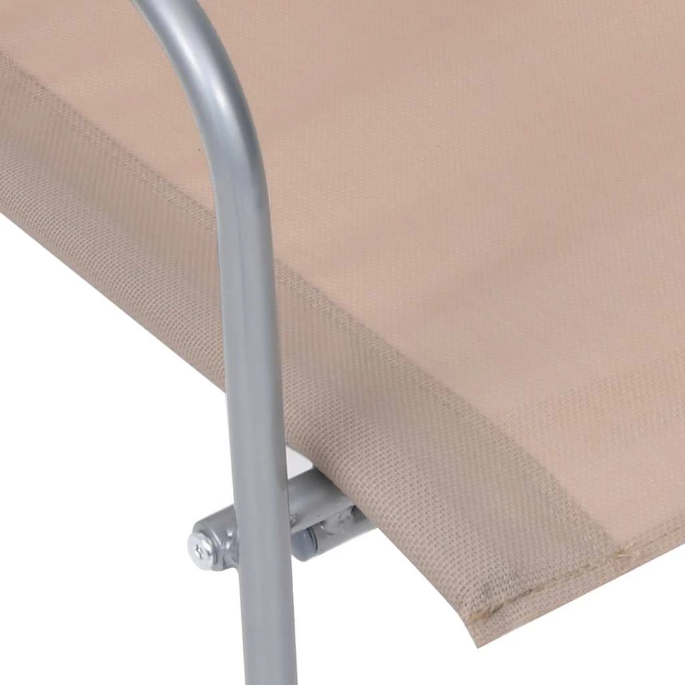 Lauko baldų komplektas Sodo poilsio komplektas, 4 dalių, taupe, audinys ir plienas