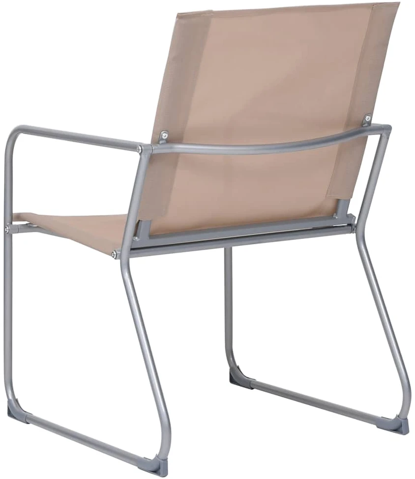 Lauko baldų komplektas Sodo poilsio komplektas, 4 dalių, taupe, audinys ir plienas