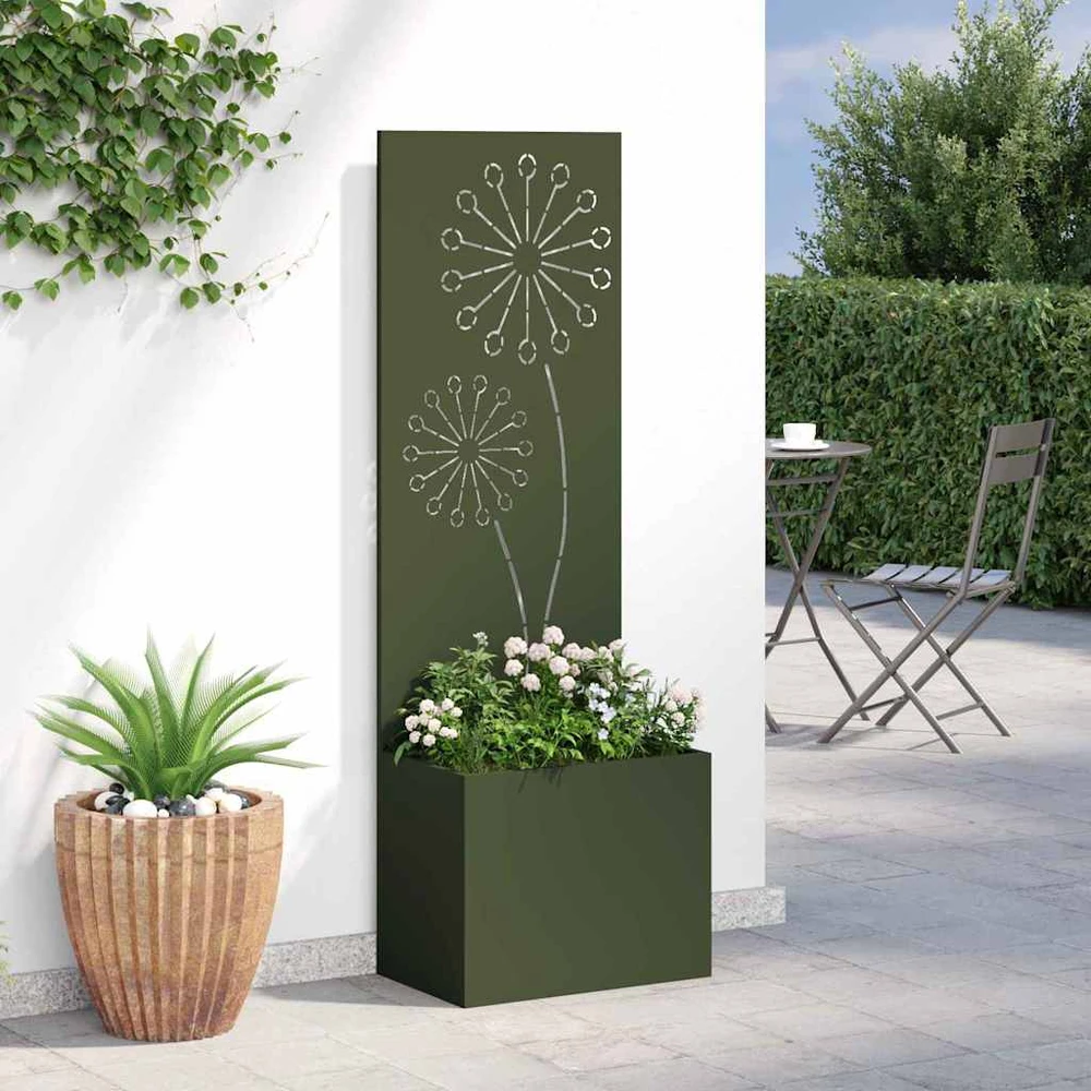 Sodo privatumo ekranas Alyvuogių žalia 50 x 32 x 150 cm