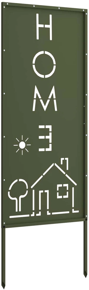 Sodo privatumo ekranas „Fretwork“ Alyvuogių žalia 50 x 140 cm