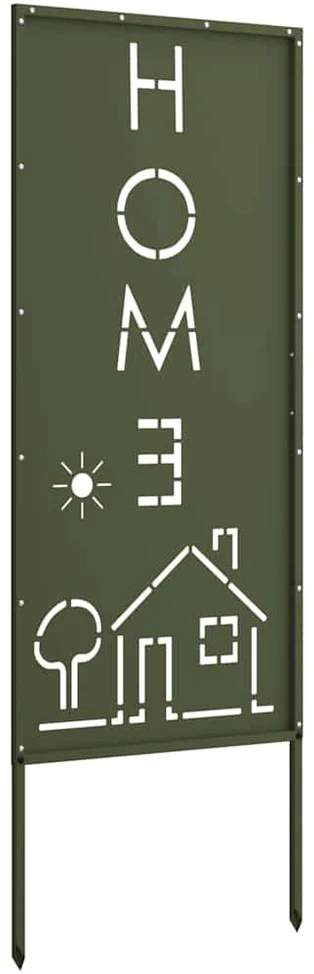 Sodo privatumo ekranas „Fretwork“ Alyvuogių žalia 50 x 140 cm