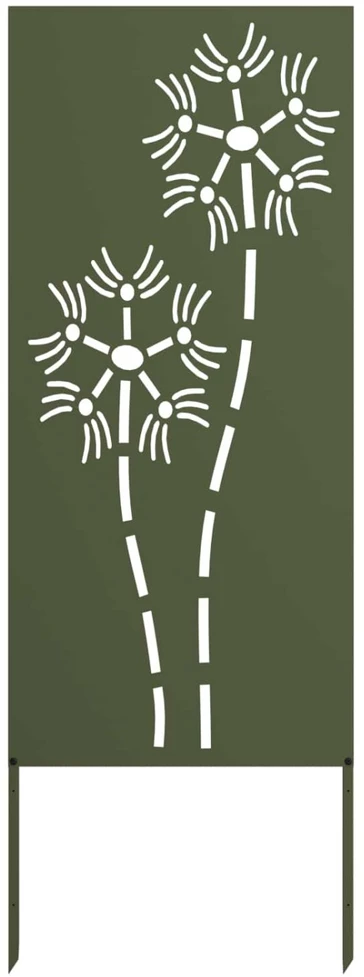 Sodo privatumo ekranas „Fretwork“ Alyvuogių žalia 50 x 140 cm