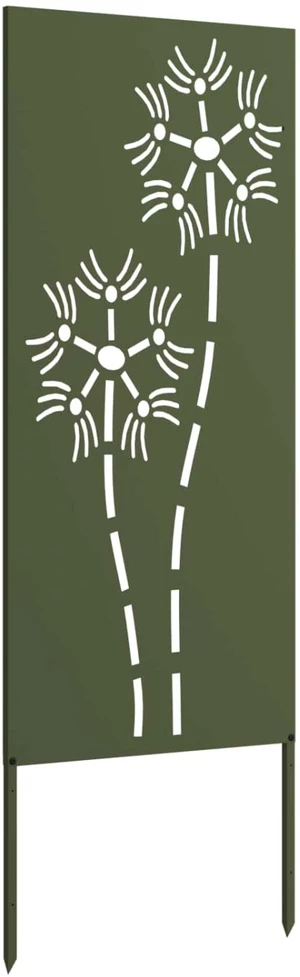 Sodo privatumo ekranas „Fretwork“ Alyvuogių žalia 50 x 140 cm